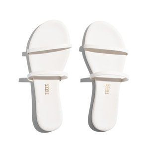 Tkees Gemma Two Strap Cream Sandals - Size 9